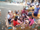 園庭での遊び（４歳児）の写真